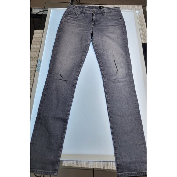 AG Adriano Goldschmied The Prima Mid-rise Cigarette Leg Jeans Dark Size 26R - Picture 3 of 13